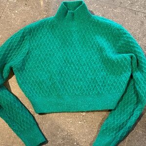 Forever 21 Emerald Green Turtleneck Sweater